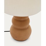 Kave Home Bela/rjava namizna svetilka s tekstilnim senčnikom (višina 55 cm) Madsen – | Shoptok.si