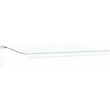  Skrovita tenda Bijelo 500 × 350 cm Poliester i aluminij | shoptok.hr