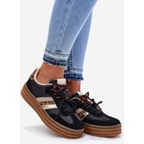 Boto Womens Platform Sneakers With Double Lacing Panther Black Niteria | ePonuda.com