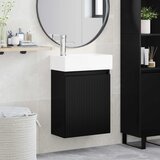  Jedinstveni ormar za kupaonicu s umivaonikom Crna | shoptok.hr