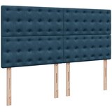  s oprugama i madracem tamnoplavi 180x200 cm baršunasti | shoptok.hr