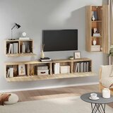  4-dijelni set TV ormarića boja hrasta sonome konstruirano drvo | shoptok.hr