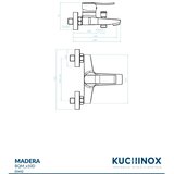 KUCHINOX Miješalica za kadu Madera | shoptok.hr