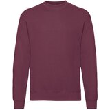 Fruit Of The Loom Burgundy Men's Sweatshirt Set-in Sweat | shoptok.hr