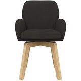  Okretne blagovaonske stolice 4 pcs Bouclé Crna 54 x 58 x 87 cm | Eponuda.com