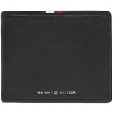 Tommy Hilfiger Velika moška denarnica Th Corp Cc & Coin AM0AM13740 Črna Cene