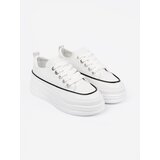 Shelvt Women's white platform sneakers | shoptok.hr