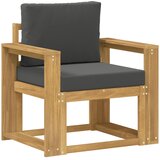  2 Komad Set vanjskih sofa Poliester Bijela i Antracit | shoptok.hr