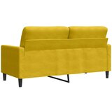  Dvosjed žuti 140 cm baršunasti | shoptok.hr