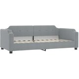  Dnevni krevet s madracem svjetlosivi 100 x 200 cm od tkanine | shoptok.hr