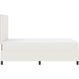 Box Spring krevet s madracem i LED krem mali dvostruki krevet od čordura | shoptok.hr