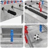  Fuzbal Stol Betonsko Siva 125 x 60,5 x 80 cm Konstruirano drvo | shoptok.hr