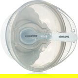 Kikka Boo Suction Bowl with Spoon skledica z žličko s pokrovčkom 4 m+ Blue 1 kos | Shoptok.si