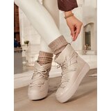 Resti Women's slip-on boots a'la snow boots in light brown Vevnose | ePonuda.com