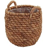 A.H.G. Košara za rastline z ročaji (Zunanje dimenzije (Ø x V): 35 x 36 cm, Naravni materiali, Rjava) | Shoptok.si