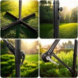 Plonos PL-880 sklopivi vrtni suncobran 350 cm sa za&amp;scaron;titnom navlakom Slike