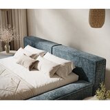 Maison de Rêve Prljavo plavi tapecirani bračni krevet s prostorom za odlaganje s podnicom 200x200 cm Voliera – | shoptok.hr