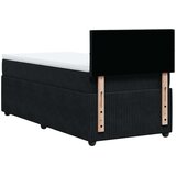 Box spring krevet s madracem crni 90x200 cm baršunasti | shoptok.hr