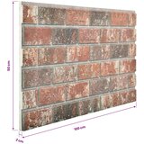  Zidne panele 10 pcs Tamno Smeđa i Siva 100 x 50 cm EPS pjena | Eponuda.com