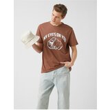 Koton T-Shirt - Brown - Regular | Shoptok.si