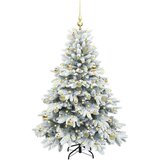 vidaXL Umestno božično drevo med 150 LED Zelena 150 cm PE in PVC | Shoptok.si