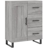  Visoka komoda siva sonome 69,5x34x180 cm od konstruiranog drva | shoptok.hr