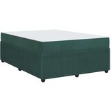  Posteljni okvir z vzmetnico Temno zelena 160 x 200 cm Žamet | Shoptok.si