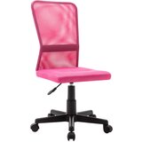 vidaXL Uredska stolica ružičasta 44 x 52 x 100 cm od mrežaste tkanine Cijene