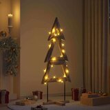 vidaXL Božično drevo z stojalom Rjava 150 cm Trdna tikovina | Shoptok.si