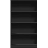 vidaXL Regal za knjige crni 80x24x143 cm konstruirano drvo | shoptok.hr