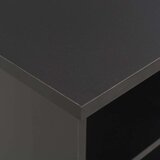 vidaXL Barska miza 60x60x110 cm črna | Shoptok.si