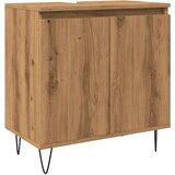 Maison Chic Kopalniška omarica - Kopalniški kabinet artisan hrast 58x33x60 cm inženirski les, (21794983) | Shoptok.si