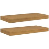  Polica na zidu Zidne 2 pcs Bež 50 x 23 x 4 cm Konstruirano drvo | shoptok.hr