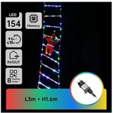 Aigostar LED RGBY spoljašnja božićna dekoracija 154xLED/3,6W/230V/8 funkcija 1,6m IP44 Cene