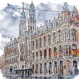 Slika 30x30 cm Amsterdam –