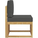  Srednja sofa za van Čvrsto drvo akacije Bijela | shoptok.hr
