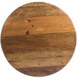 BIZZOTTO Siva/v naravni barvi kovinska okrogla klubska mizica ø 90 cm Lancaster – | Shoptok.si