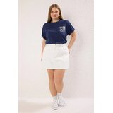 Trendyol Ženska majica Tbbss25Bf00081, Tamnoplava | Eponuda.com