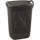 Curver Temno siv koš za perilo Knit Hamper, 57 l | Shoptok.si