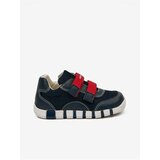 Geox Dark blue boys' sneakers with leather details - Boys | Shoptok.si