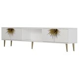 Hanah home TV polica Nida White Gold