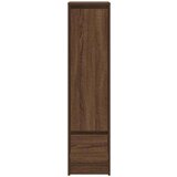 vidaXL Visoka ploča smeđi hrast 29,5x34x119,5 cm izrađeno drvo | shoptok.hr