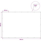 CERADA s rupama Svjetlosiva 4 x 6 m 180 gsm PE | shoptok.hr