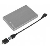 Verbatim eksterni hard disk 2TB 53665 Alu Slim | ePonuda.com