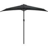 Balkonski suncobran s aluminijskom šipkom 270 x 144 cm antracit | shoptok.hr