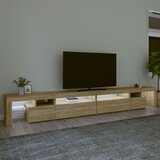  ormarić s LED svjetlima boja hrasta sonome 290x36,5x40 cm | shoptok.hr