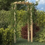 LUK s rešetkom 110 x 60 x 210 cm impregnirana masivna borovina | shoptok.hr
