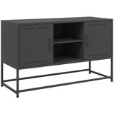 Maison Chic TV omarica - TV enota - Televizijska omarica črna 100,5x39x60,5 cm jeklo, (21699595) Cene