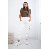 Kesi Cotton pants Amour ecru | shoptok.hr
