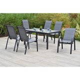 Gardenson VRTNA GARNITURA AMALFI aluminij barve grafita, siva | Shoptok.si